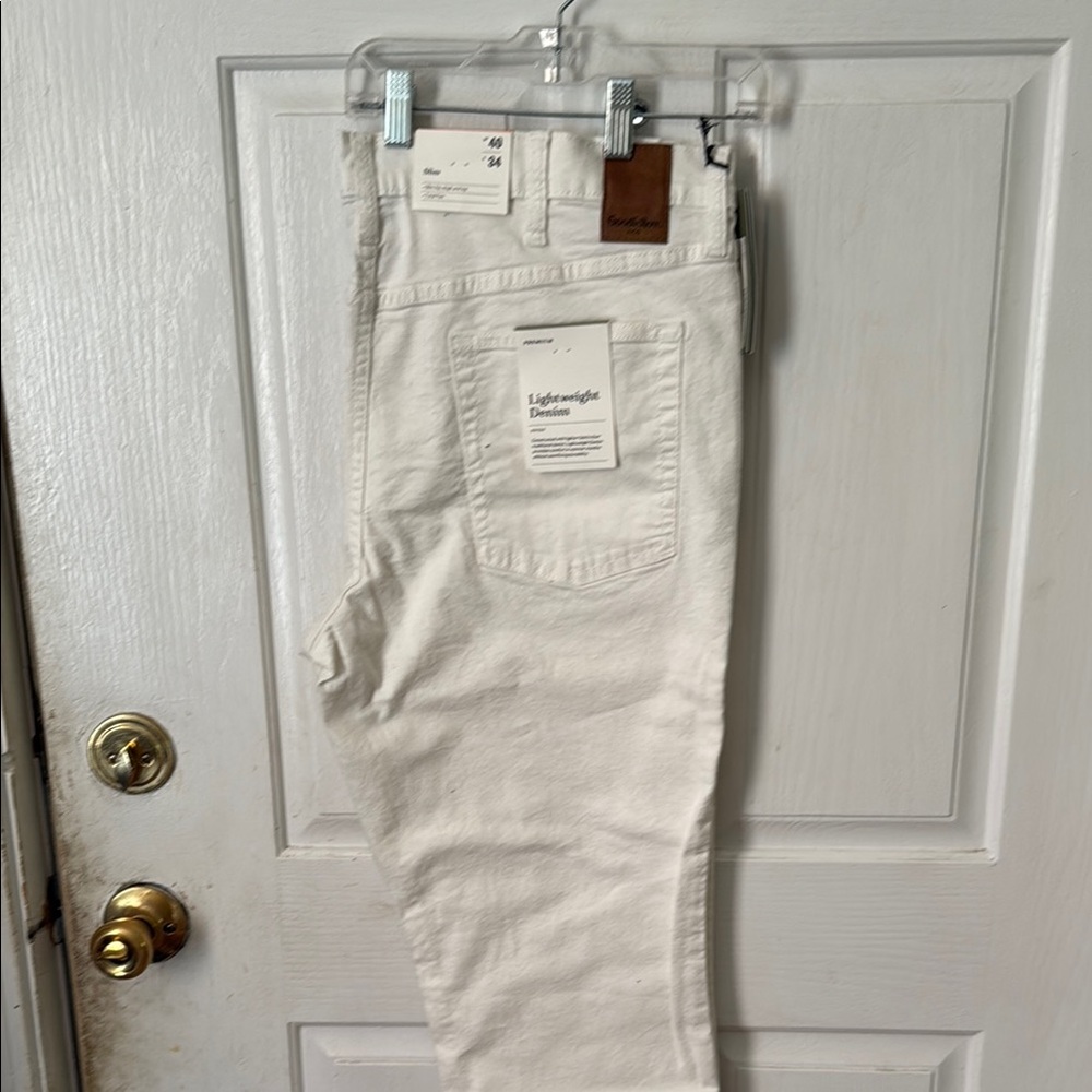 Goodfellow & Co Men's Cream Slim Jeans